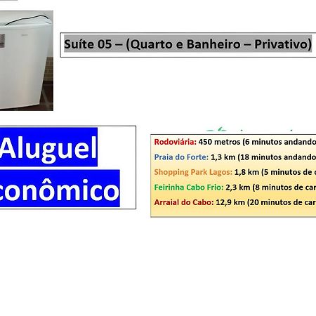 Cabo Frio - Suites - Jardim Flamboyant - Aluguel Economico Εξωτερικό φωτογραφία