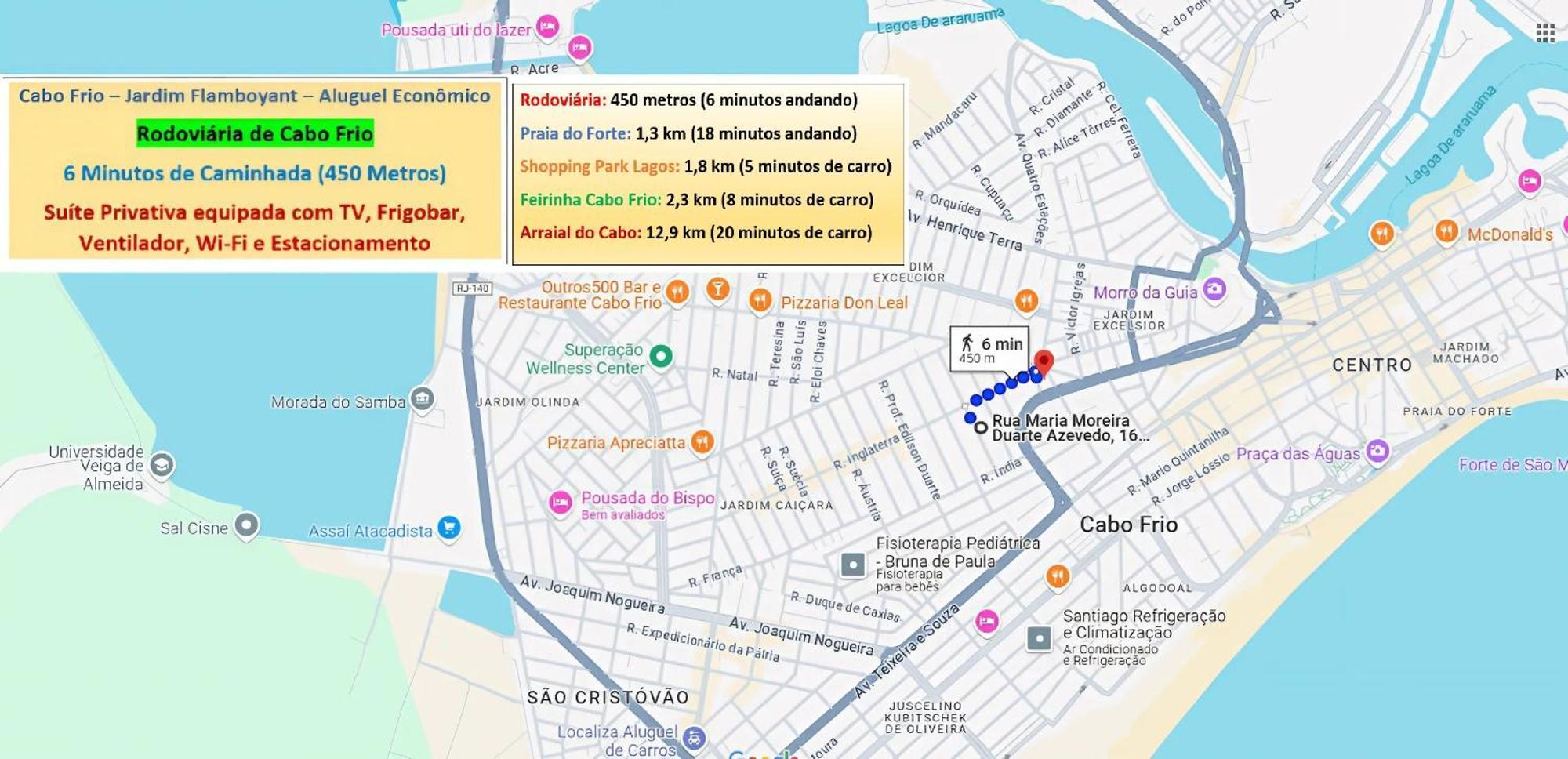 Cabo Frio - Suites - Jardim Flamboyant - Aluguel Economico Εξωτερικό φωτογραφία
