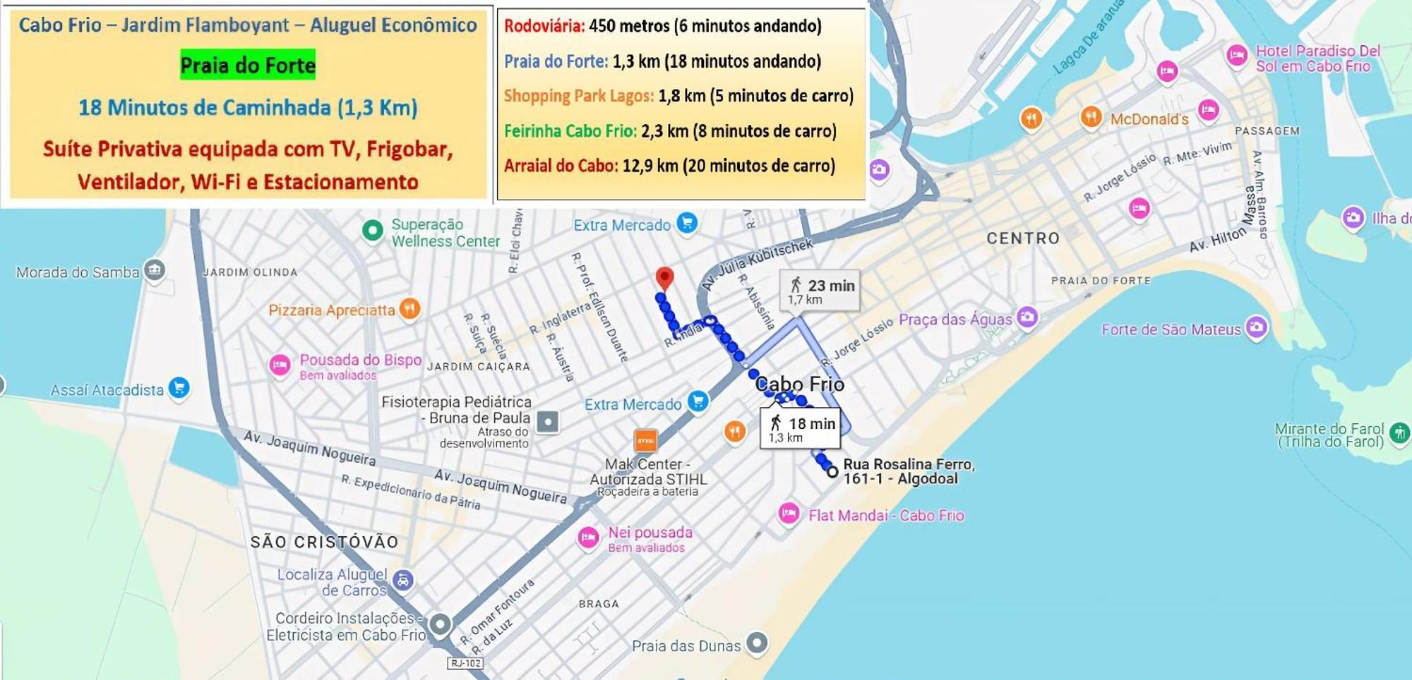 Cabo Frio - Suites - Jardim Flamboyant - Aluguel Economico Εξωτερικό φωτογραφία