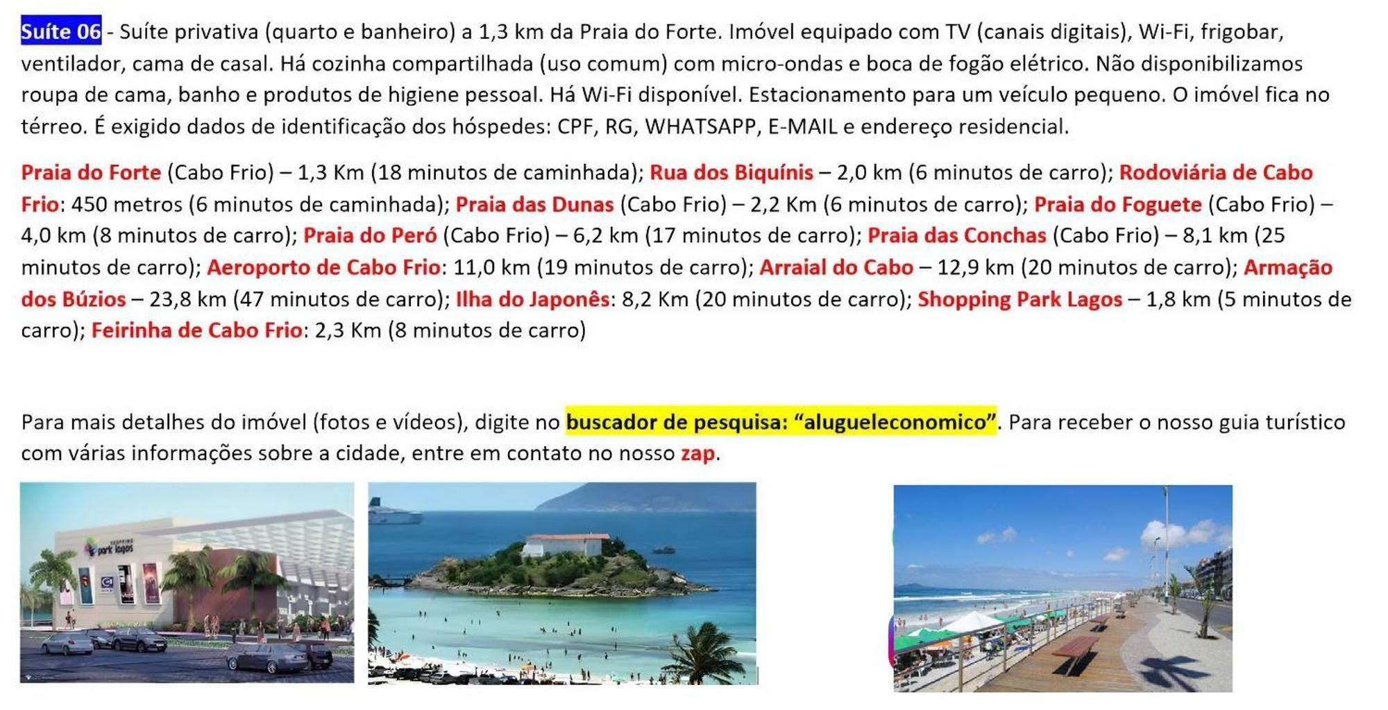 Cabo Frio - Suites - Jardim Flamboyant - Aluguel Economico Εξωτερικό φωτογραφία