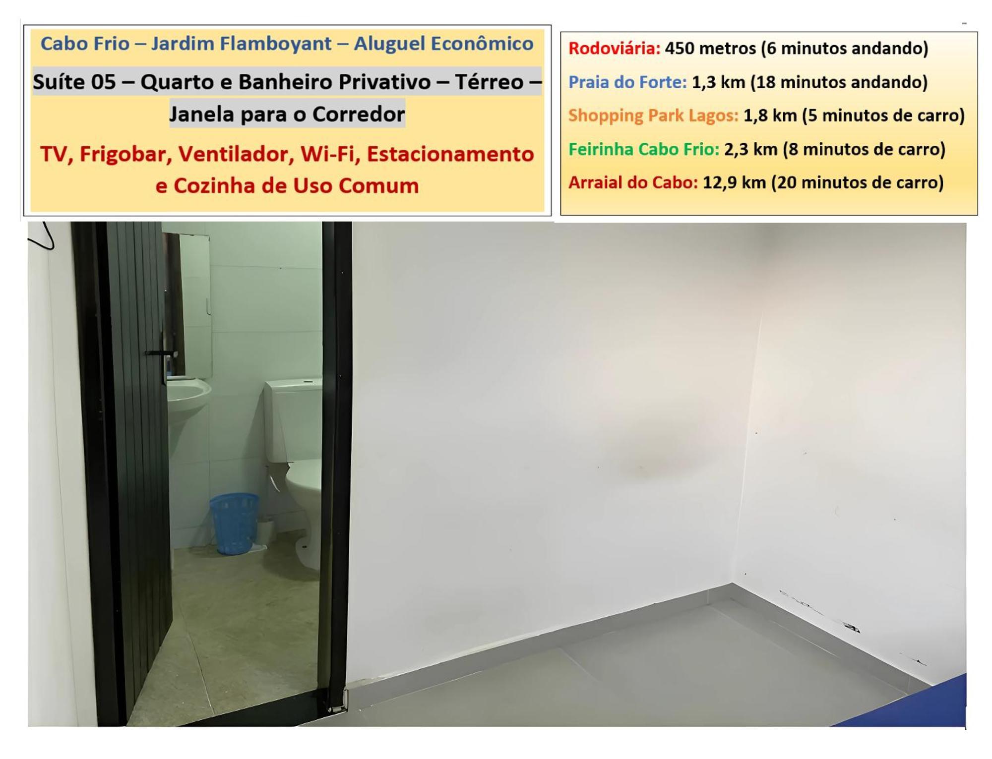 Cabo Frio - Suites - Jardim Flamboyant - Aluguel Economico Εξωτερικό φωτογραφία